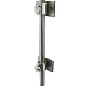 Steinhauer wall luminaire SPARKLED LIGHT half round, adjustable E27 IP20, steel brushed 