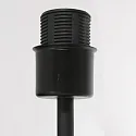 wall luminaire STANG with shade, with LED spot E27 IP20, black matt 