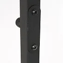 floor lamp STANG down, with switch, with shade, with plug E27 IP20, black matt dimmable