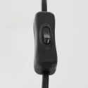 anne light & home table lamp ANIMAUX - SURICATE up, with switch, with shade, with plug E27 IP20, black matt 