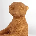 anne light & home table lamp ANIMAUX - SURICATE up, with switch, with shade, with plug E27 IP20, black matt 