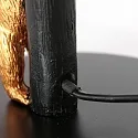 anne light & home table lamp ANIMAUX - OURSES up, with switch, with shade, with plug E27 IP20, black matt 