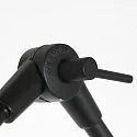 Steinhauer floor lamp PRESTIGE CHIC cylindrical, with switch, with shade, with jointed arm, with plug E27 IP20, black matt dimmable