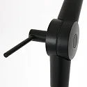 Steinhauer floor lamp PRESTIGE CHIC cylindrical, with switch, with shade, with jointed arm, with plug E27 IP20, black matt dimmable