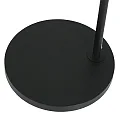 Steinhauer floor lamp PRESTIGE CHIC cylindrical, with switch, with shade, with jointed arm, with plug E27 IP20, black matt dimmable