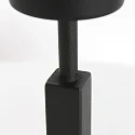 Steinhauer table lamp STANG up, with switch, with shade, with plug E27 IP20, black matt dimmable