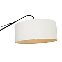 Steinhauer wall luminaire ELEGANT CLASSY with switch, with shade, with strain relief, with plug, adjustable E27 IP20, black matt 