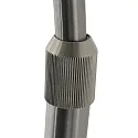 Steinhauer floor lamp SPARKLED LIGHT cylindrical, with switch, with shade, with plug, adjustable E27 IP20, steel brushed dimmable