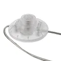 Steinhauer floor lamp SPARKLED LIGHT cylindrical, with switch, with shade, with plug, adjustable E27 IP20, steel brushed dimmable