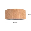 Steinhauer shade K1066FS, cork, black