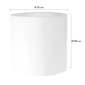 Mexlite shade K15632S, white