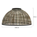 anne light & home shade K2016BS, wood, black