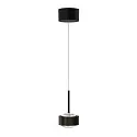 pendant luminaire PUK! PRO 120 MOTION 1 flame IP20, black matt dimmable
