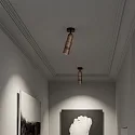 Top Light wall and ceiling luminaire NEO! SPOT (MV) surface-mounted version, adjustable, focusable IP20, copper, black matt dimmable