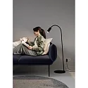 Top Light floor lamp NEO! FLOOR (LV) with flex arm, focusable IP20, black matt dimmable
