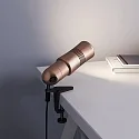 Top Light clamp lamp NEO! CLAMP (MV) adjustable, switchable, focusable IP20, copper, black matt 
