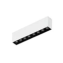 ceiling luminaire LINOO SURFACE 8.0 8 flames, square IP20, white matt, white glossy dimmable