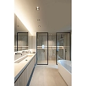 Wever & Ducré recessed spotlight PLANO IP44 CEILING REC 1.0 PAR16 Dim-To-Warm, current constant IP44, bronze dimmable