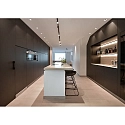 Wever & Ducré recessed spotlight STRANGE TRIMLESS CEILING REC 1.0 PAR16 1 flame, rigid, flush, with lamp socket GU10 IP20, bronze