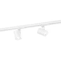 1-phase Spot SQUBE ON TRACK 1.0 PAR16, GU10 max. 12W, incl. adapter, white