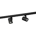 LED 1-phase Spot SQUBE ON TRACK 1.0, 6W 1800-2850K, incl. adapter, black