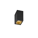 LED Ceiling luminaire PIRRO 1.0, 1 Spot, 4.5W 3000K, CRi >90, dimmable, black gold