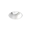 ceiling recessed luminaire DEEP ADJUST PETIT 1.0 TRIMLESS flush, cardanic swivelling IP20, mat, traffic white dimmable