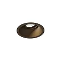 ceiling recessed luminaire DEEP ADJUST PETIT 1.0 cardanic swivelling, with wire springs IP20, bronze dimmable