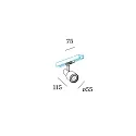 Wever & Ducré 1-phase track spot SARA 1.0, GU10 max. 12W, white