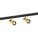 LED 1-phase track spot SARA 1.0, 8W 3000K, dimmable, gold