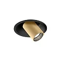 recessed luminaire BLIEK PETIT CEILING REC 1.0 IP20, champagner, black matt dimmable 6W 500lm 3000K 20-40° 20-40° CRI 90-100