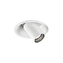 recessed luminaire BLIEK PETIT CEILING REC 1.0 IP20, white matt  6W 500lm 3000K 20-40° 20-40° CRI 90-100
