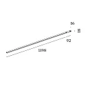 Wever & Ducré STREX LED MODULE 2.0 opal, 120cm, 48V, 2700K,CRi >90,  not dimmable, white