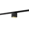 1-phase spot PIRRO OPAL ON TRACK 2.0 incl. 1-phase adapter IP20, gold, black matt dimmable