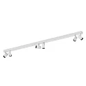spotlight bar CENO 6.0 6 flames, cardanic swivelling IP20, mat, traffic white dimmable