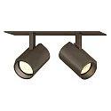 LED Recessed spot CENO 2.0, 2 flames, 3000K, CRi >90, rotatable/swivelling, dimmable, bronze