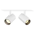 LED Recessed spot CENO 2.0, 2 flames, 2700K, CRi >90, rotatable/swivelling, dimmable, white