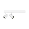 LED Spot CENO 2.0, 2 flames, 2700K, CRi >90, rotatable/swivelling, dimmable, white