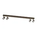 LED Spot CENO 4.0, 4 flames, 3000K, CRi >90, rotatable/swivelling, dimmable, bronze