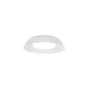 LED Wall /Ceiling luminaire TOWNA 1.0, IP44, Ø 25.4cm, 2700K, dimmable, white