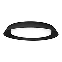 LED Wall /Ceiling luminaire TOWNA 2.0, IP44, Ø 46.1cm, 2700K, dimmable, black
