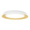 LED Wall /Ceiling luminaire TOWNA 2.0, IP44, Ø 46.1cm, 2700K, dimmable, white gold