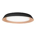 LED Wall /Ceiling luminaire TOWNA 2.0, IP44, Ø 46.1cm, 2700K, dimmable, black copper