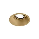 ceiling recessed luminaire DEEP ADJUST 1.0 - LED with leaf springs, cardanic swivelling IP20, champagner dimmable