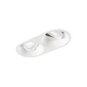 LED Recessed spot DEEP 2.0, IP20, 2 flames, 350/500mA, 2x 7/10W 4000K, CRi >90, white