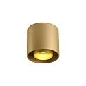 ceiling luminaire RAY CEILING SURF 1.0 1 flame IP20, gold dimmable