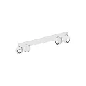 ceiling luminaire LECA 4.0 4 flames, cardanic swivelling IP20, white matt dimmable