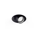 recessed spotlight QITO TRIMLESS 1.0 round, flush, cardanic IP20, gunmetal, brushed dimmable