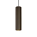 LED Pendant luminaire HEXO MULTI 3.0, 6W 2700K, CRi >90, without canopy, bronze