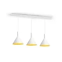 Wever & Ducré LED Design Pendant luminaire SHIEK 3.0, Ø 25.2cm, 11W 1800-2850K, CRi >90, dimmable, white gold